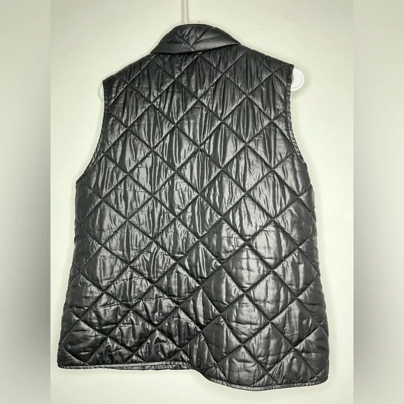 Kate Spade Black Puffer Quilted Vest - Picture 2 of 5